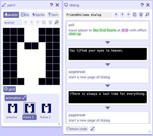 Bitsy Narrative Programming