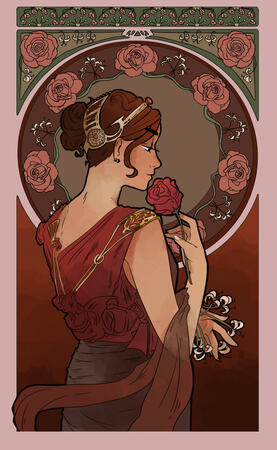 Art Nouveau Study